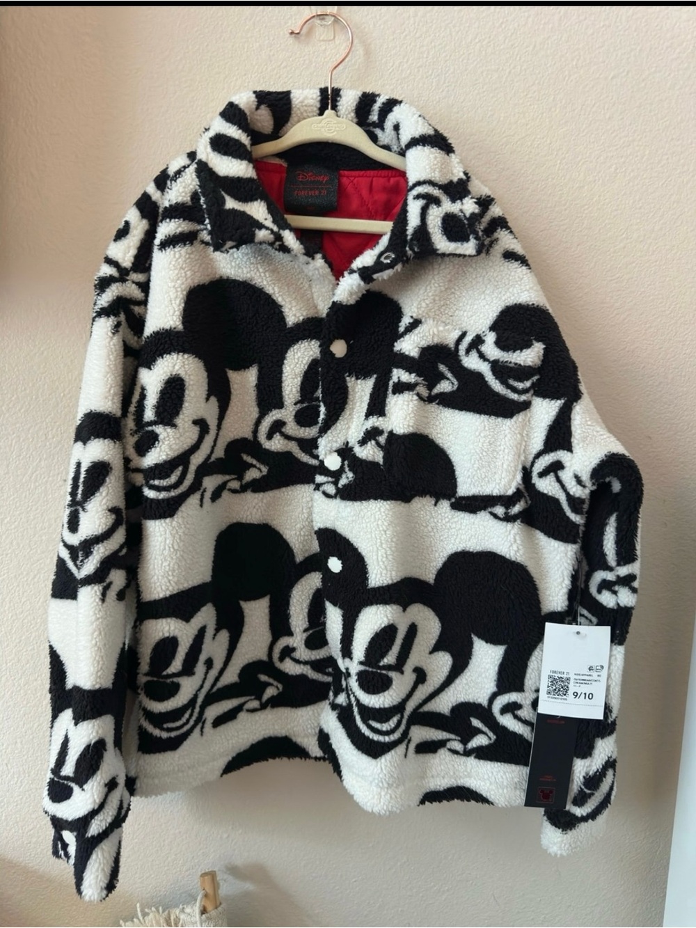 F21 Kids Disney Mickey Sherpa Jacket